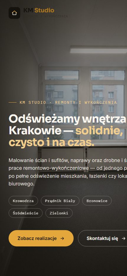 KM Studio na telefonie